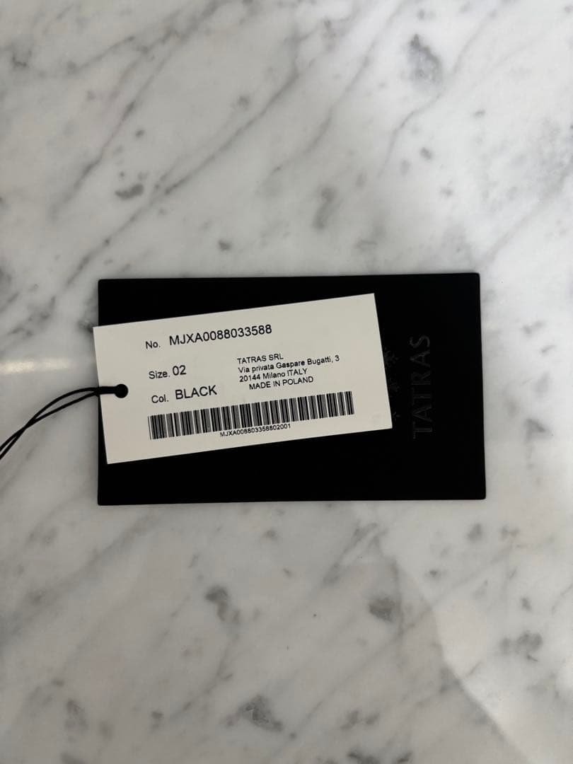 26.1.25購入新品タグ付TATRASタトラスPESCOペスコ2/M黒ブルゾン