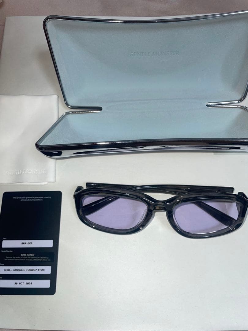 GENTLE MONSTER グレー／パープル　RNA-GC9