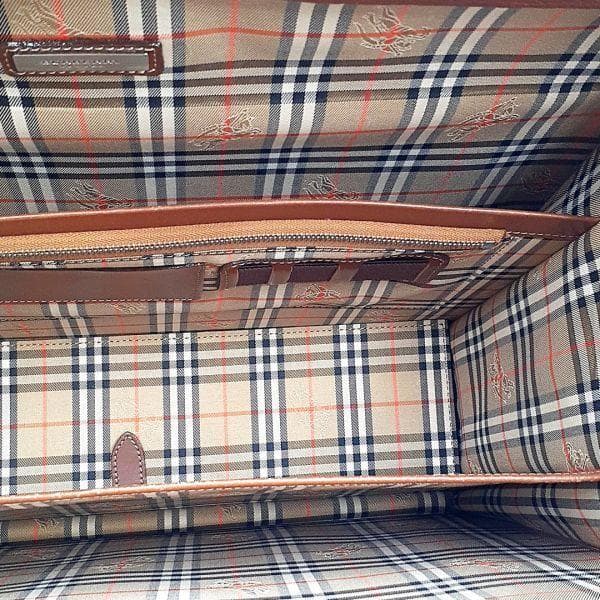 ◆良品◆ バーバリー ロンドン ダレスバッグ ビジネスバッグ 鞄 ノバチェック