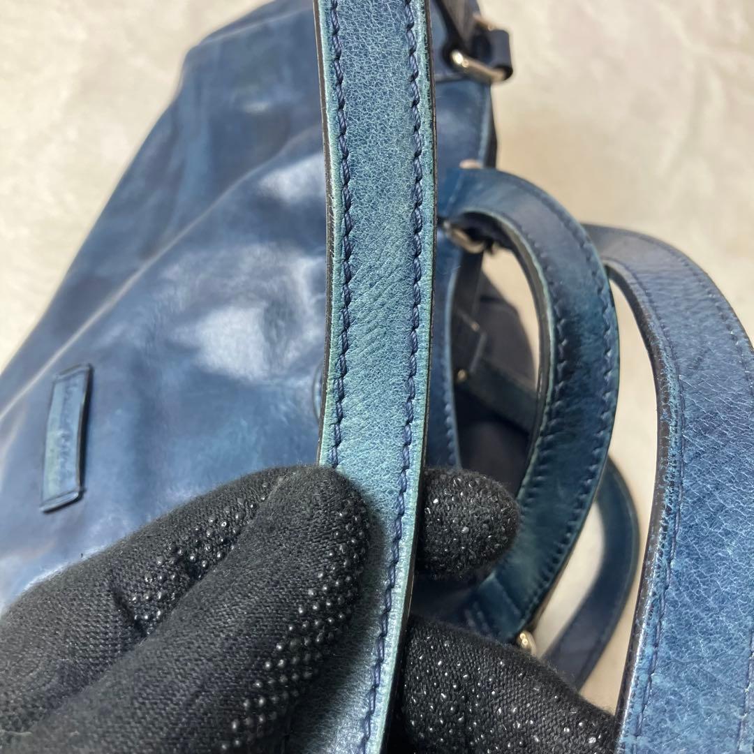 希少色✨ダニエルアンドボブ クロドーロ 2way 大容量 レザー トートバッグ