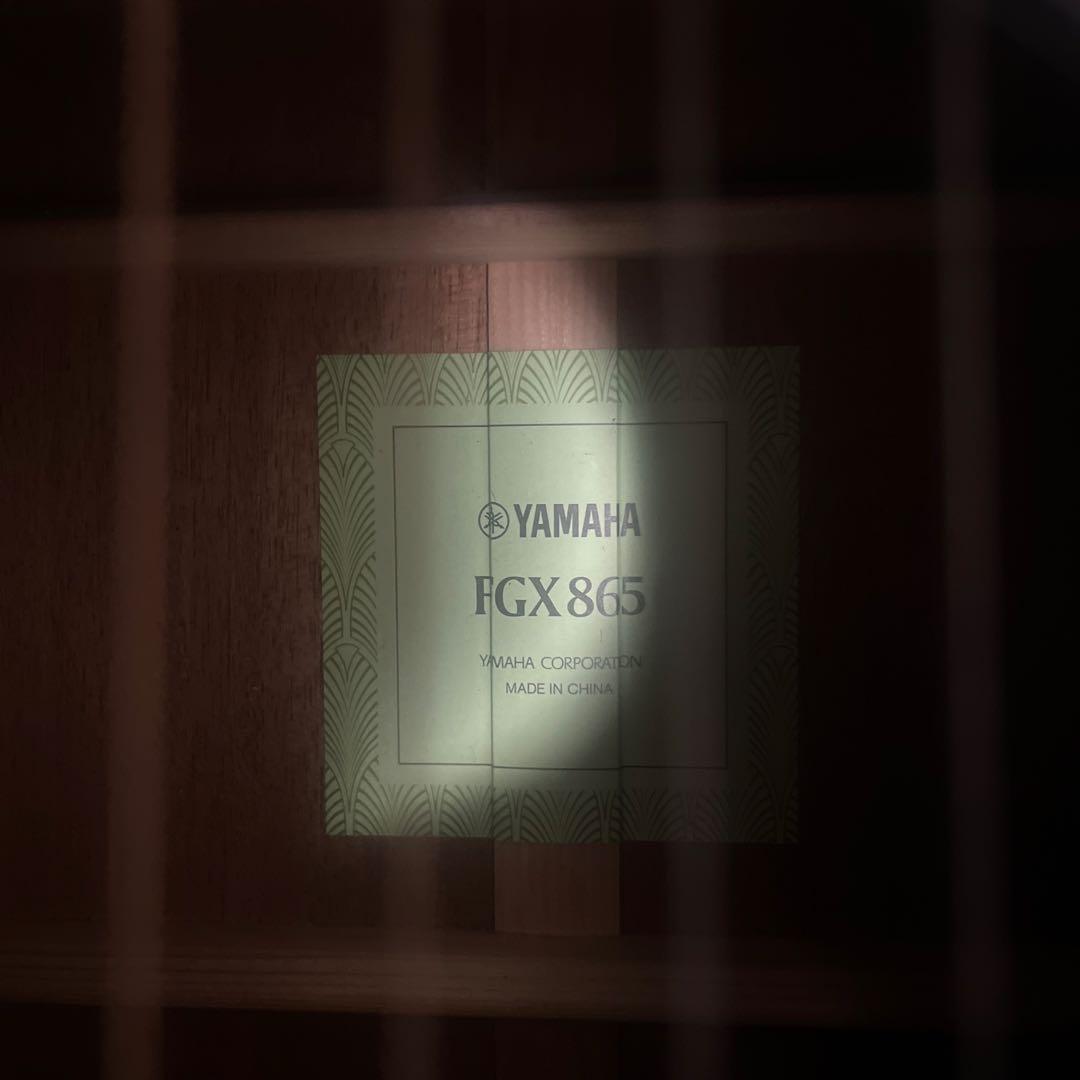 YAMAHA FGX865 アコースティックギター ブラック