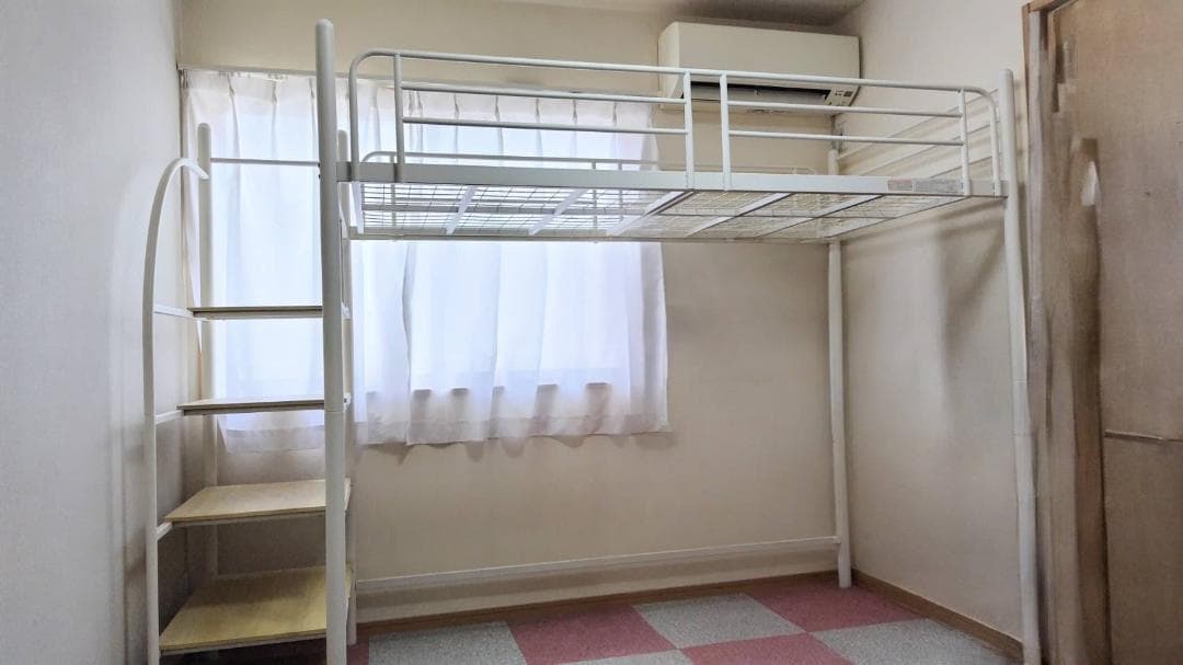 階段付きロフトベット
