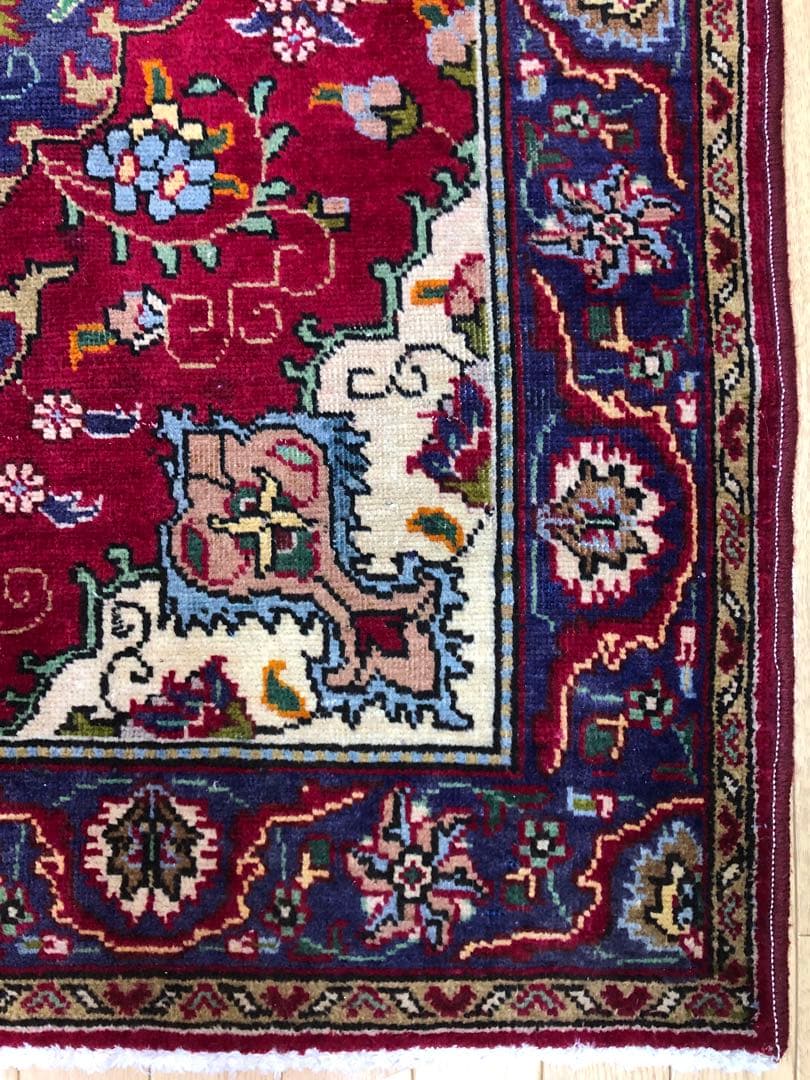 ペルシャ絨毯 ヴィンテージラグ 145×95cm 手織り オールドpersia