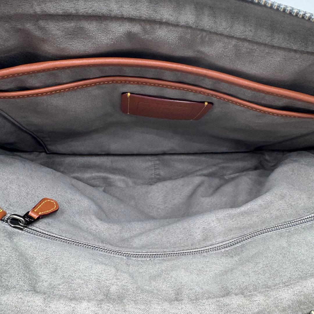 極美品✨ コーチ ゴッサム ブリーフケース 2way ビジネス A4レザー 紺色