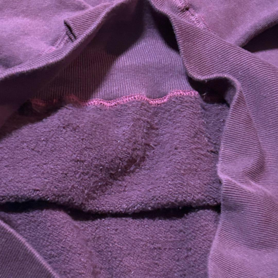 XLサイズ！ウエアハウス warehouse 古着スウェット ボルドー 44