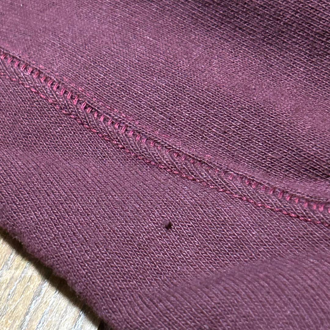 XLサイズ！ウエアハウス warehouse 古着スウェット ボルドー 44