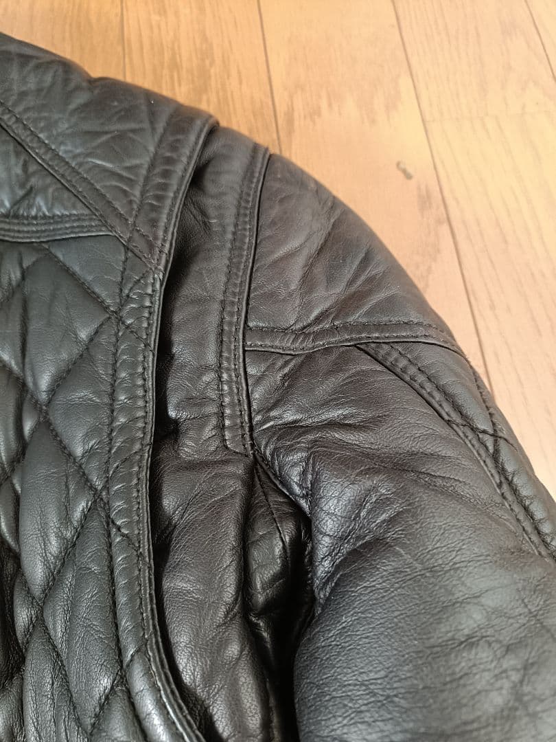 ティンバーランド　ライダースキルティングジャケット　M 　ブラウン