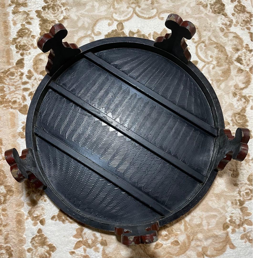 【再値下げ！】鎌倉彫 ちゃぶ台 昭和レトロ