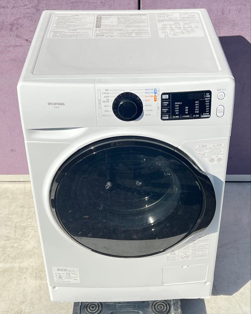 IRIS OHYAMAドラム式洗濯機 FL81R-W 2019年