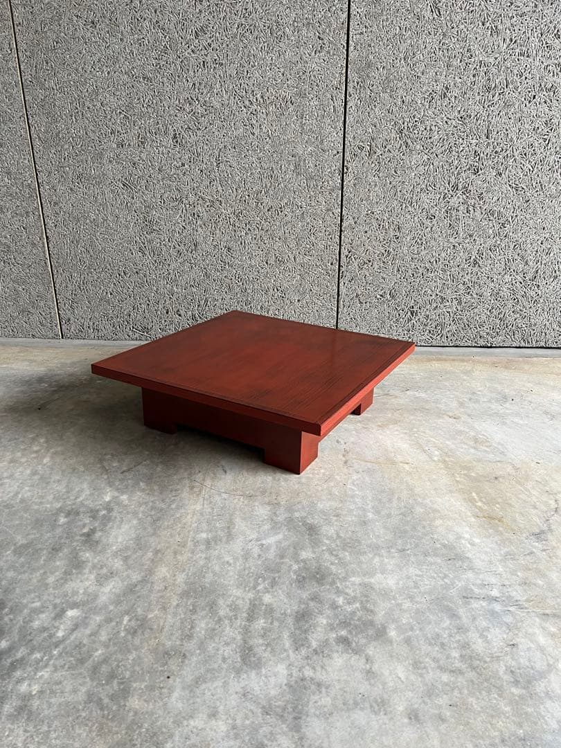 ✨【和モダン・美品】漆塗り ちゃぶ台・座卓 角型 ローテーブル✨