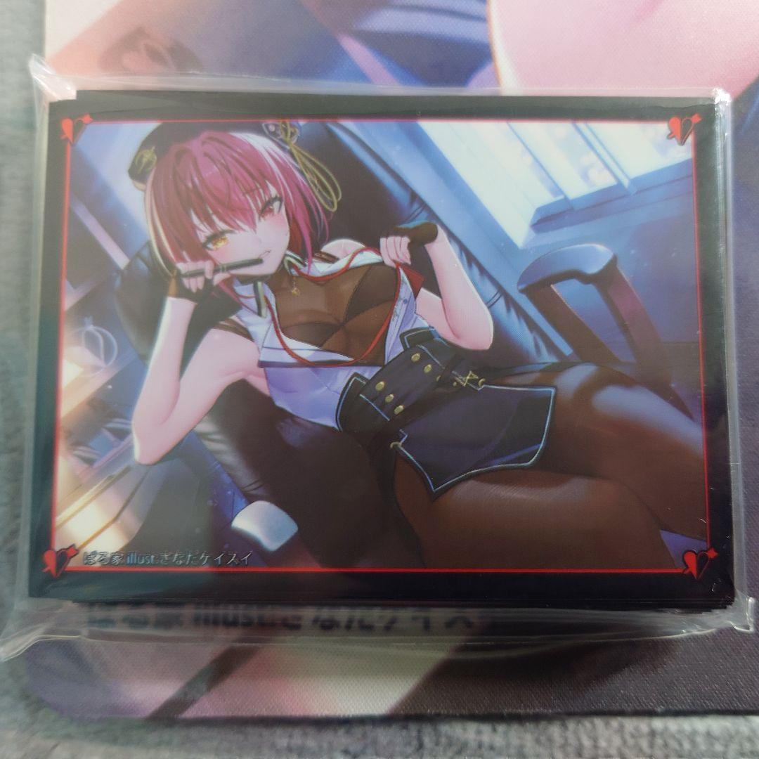 α3 ホロライブ 社長服&万年筆 宝鐘マリン スリーブ&プレイマット