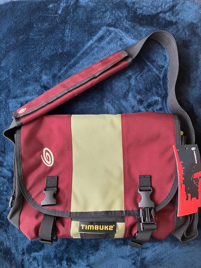 【新品】TIMBUK2 メッセンジャーバッグ Sサイズ 旧ロゴ タグ付 エンジ