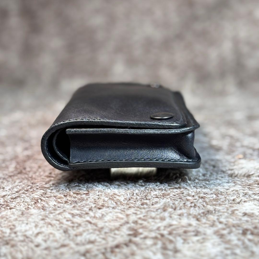 ◎柔らかい二つ折り.スムース革シャグポーチ◎