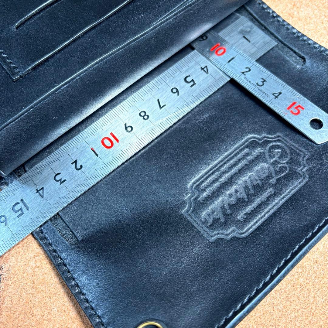 ◎柔らかい二つ折り.スムース革シャグポーチ◎