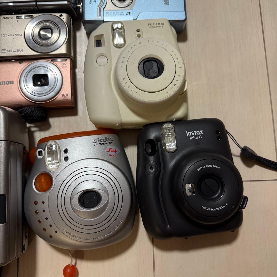 デジタルカメラ、ビデオカメラ、チェキ　等　カメラまとめ売り
