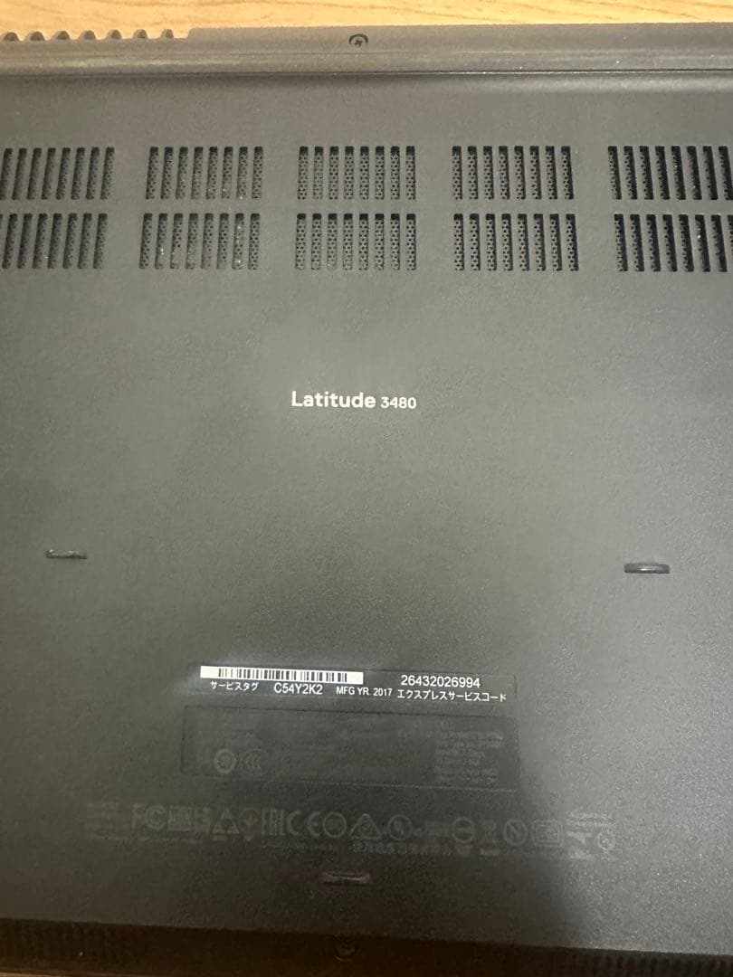 Windowsノート本体 DELL3480 i3 6006U 2GHz/4GB/HDD500GB