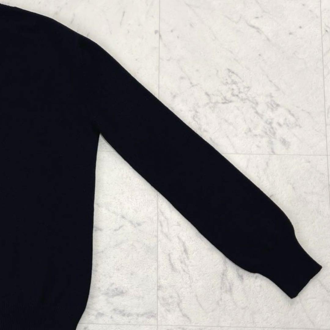 美品✨️ルイ・ヴィトン カシミヤ100% Vネックセーター S エンブレムチェーン