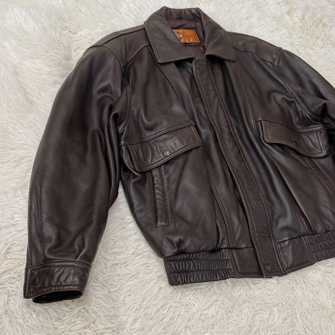 DURANTE レザージャケット　A2 羊革　LL 美品級　ヴィンテージ　極上