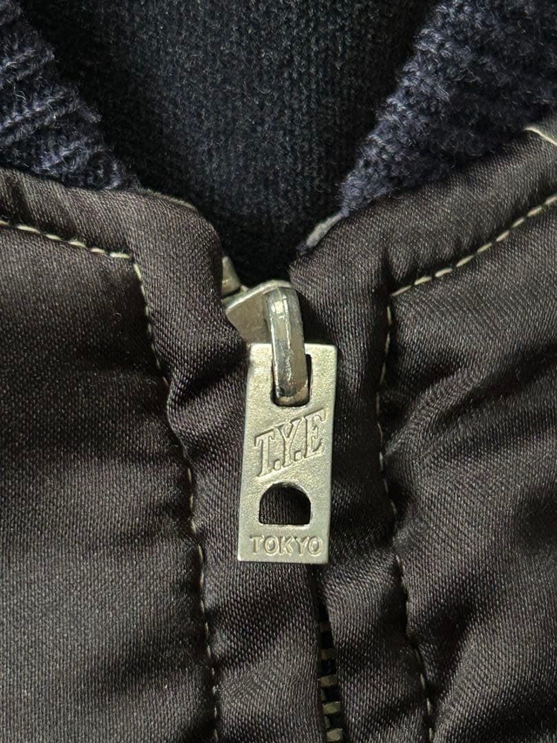 テーラー東洋 M品番 別珍 リバーシブル スカジャン　ベロア　蛇髑髏　ドクロ L