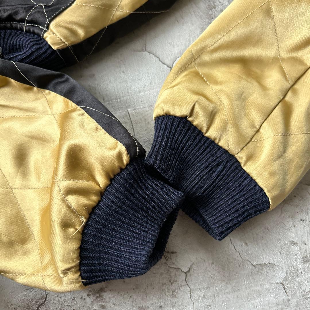 テーラー東洋 M品番 別珍 リバーシブル スカジャン　ベロア　蛇髑髏　ドクロ L