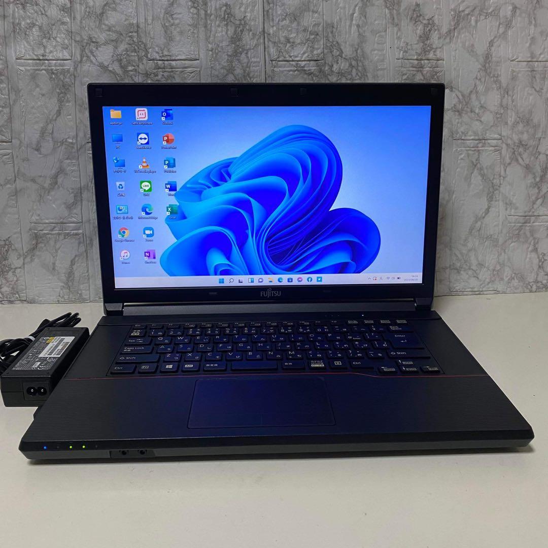 FUJITSUノートパソコン　HDMI Windows11 オフィス付き