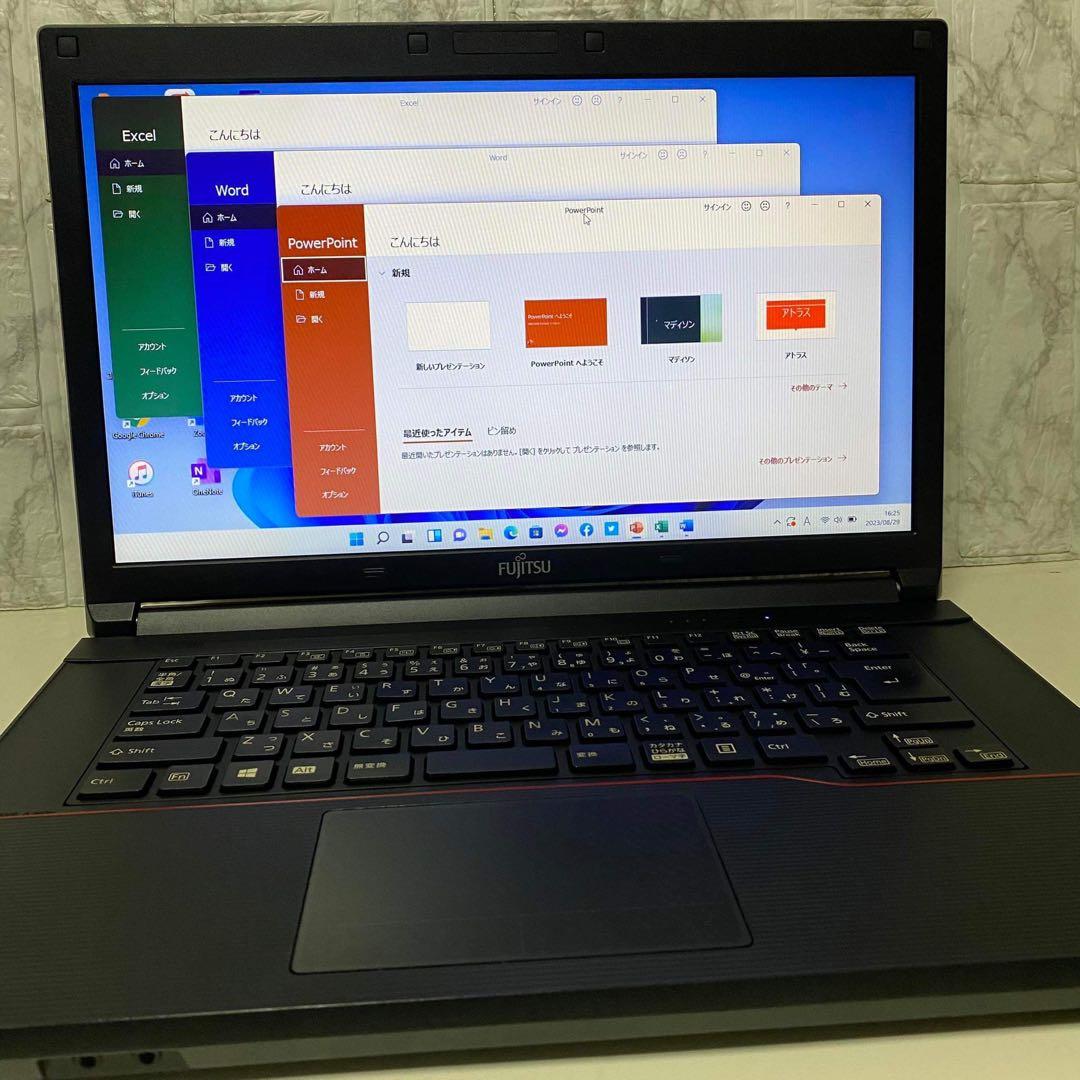 FUJITSUノートパソコン　HDMI Windows11 オフィス付き