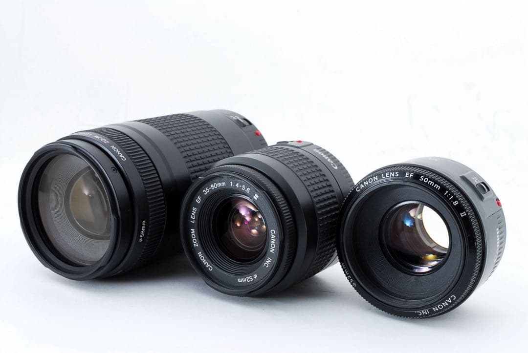 Canon EOS 80D標準&望遠&単焦点トリプルレンズセット