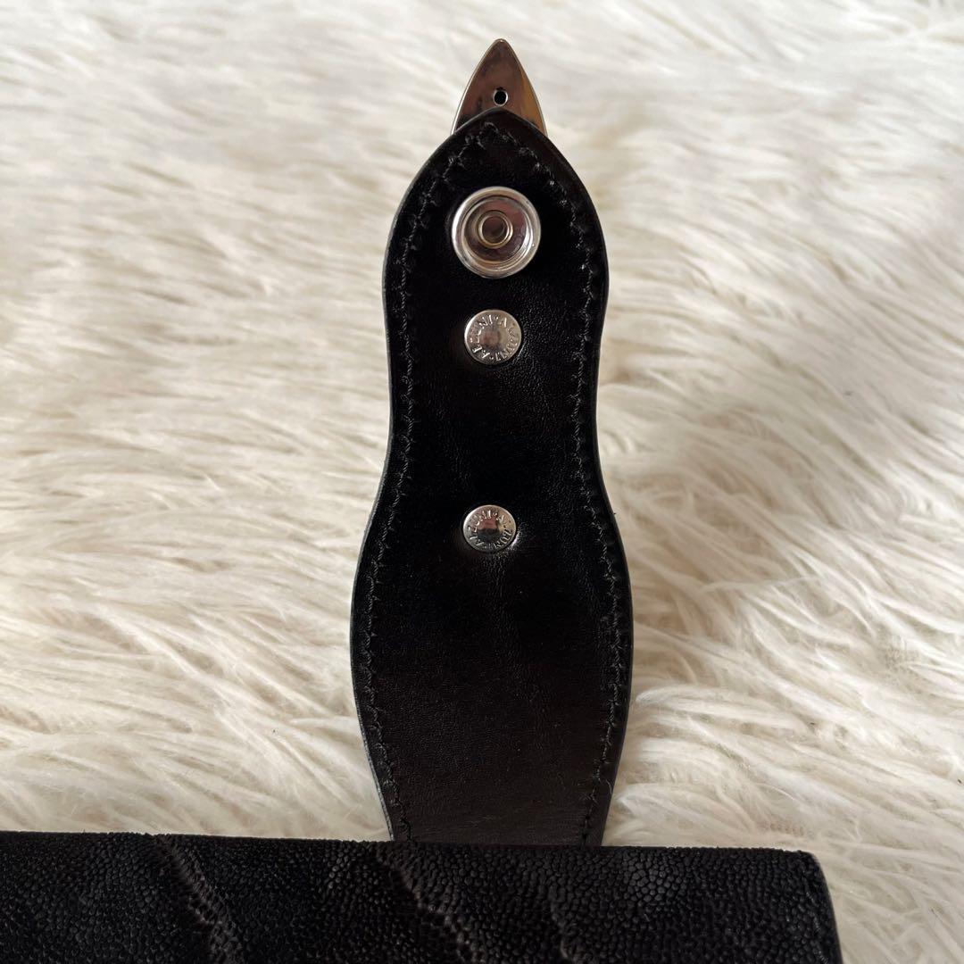 【新品未使用】ALUZUNI アルズニ　エレファントレザー　象革　長財布