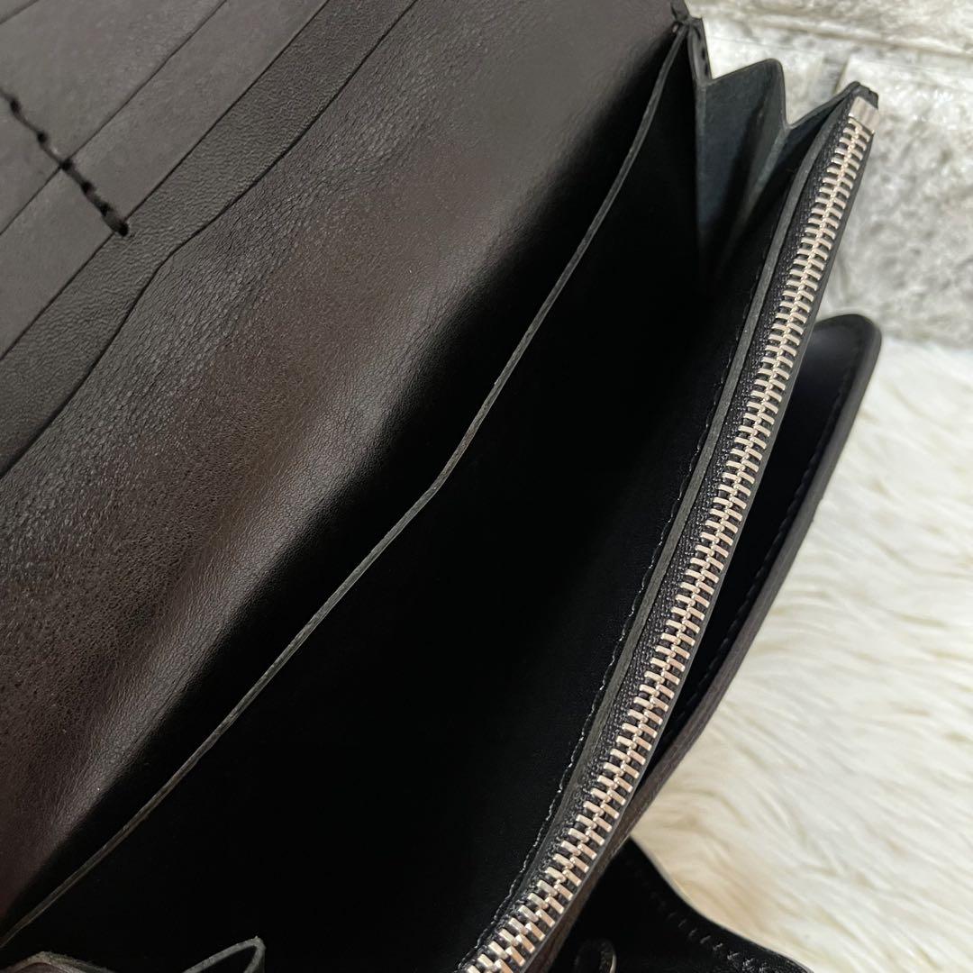 【新品未使用】ALUZUNI アルズニ　エレファントレザー　象革　長財布