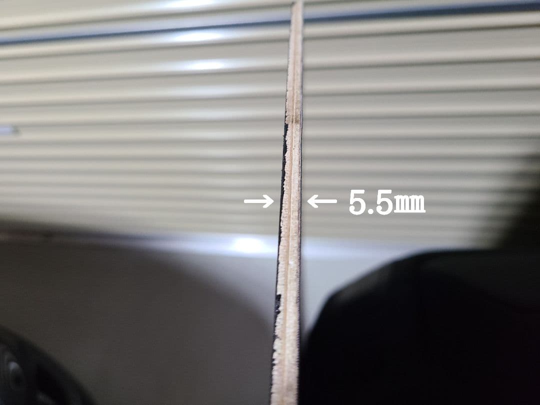 200系ハイエース窓埋めパネル両面艶なし黒仕様 標準・ワイド共通左右１セット