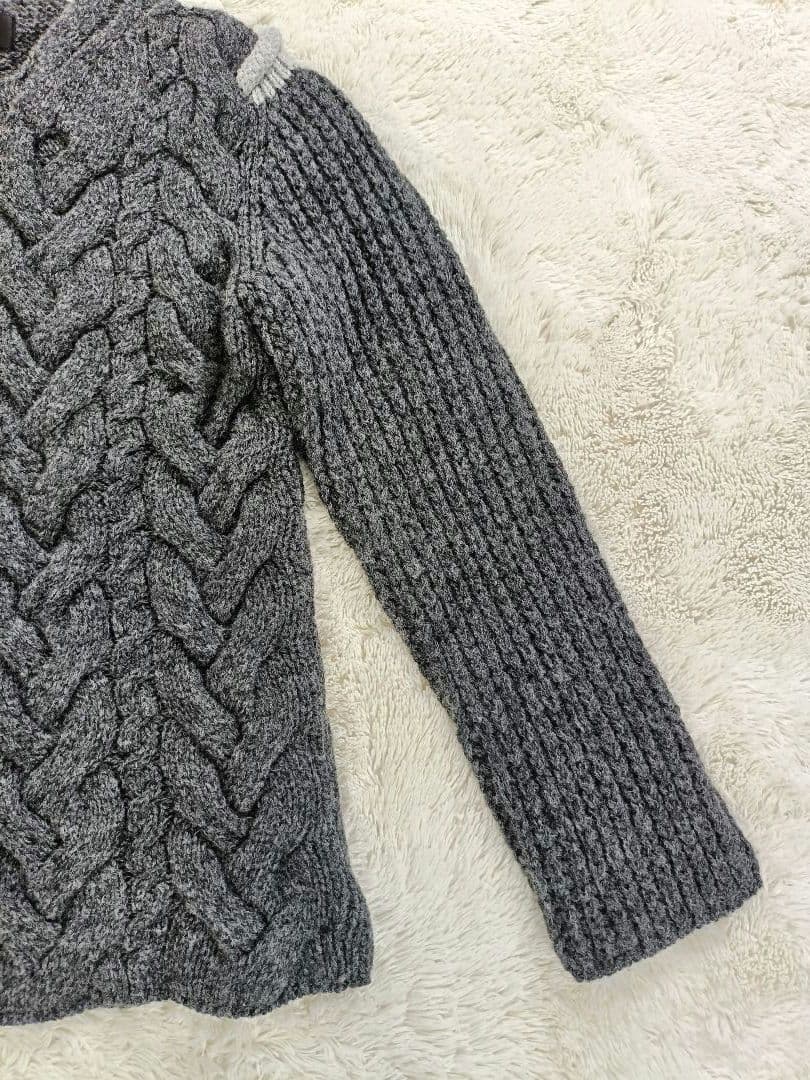 COMME des GARCONS HOMME PLUS ケーブルニット M