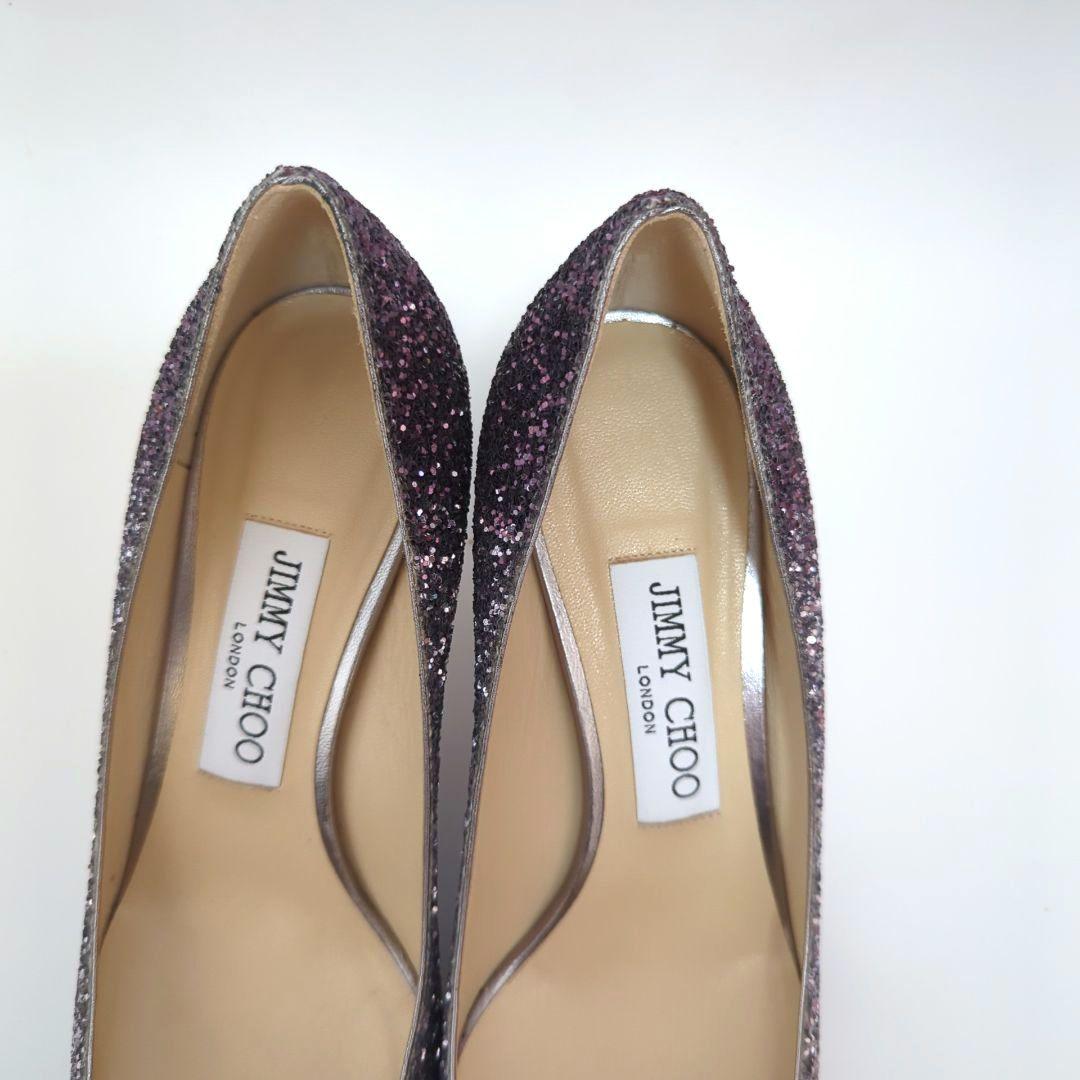 未使用級✨JIMMYCHOO シルバー ジミーチュウ グリッター ウェディング