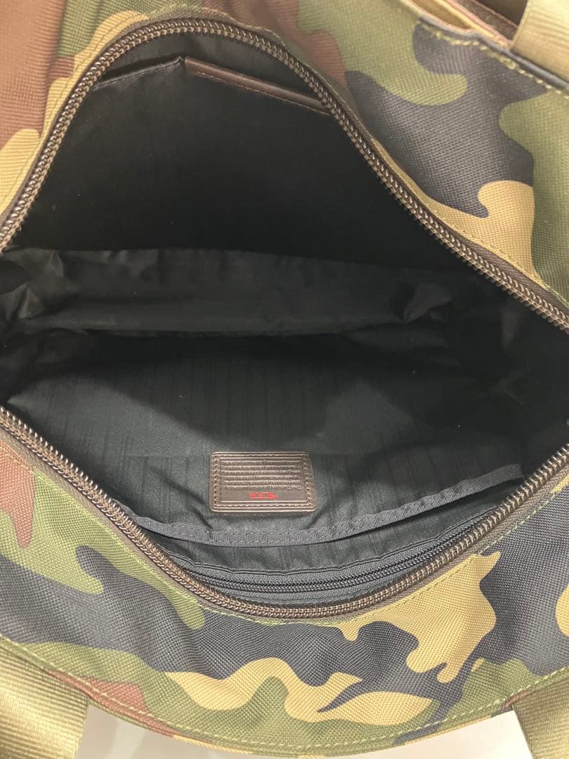 TUMI トゥミ SHIPS別注 迷彩 カモフラ トートバッグ 【A947】