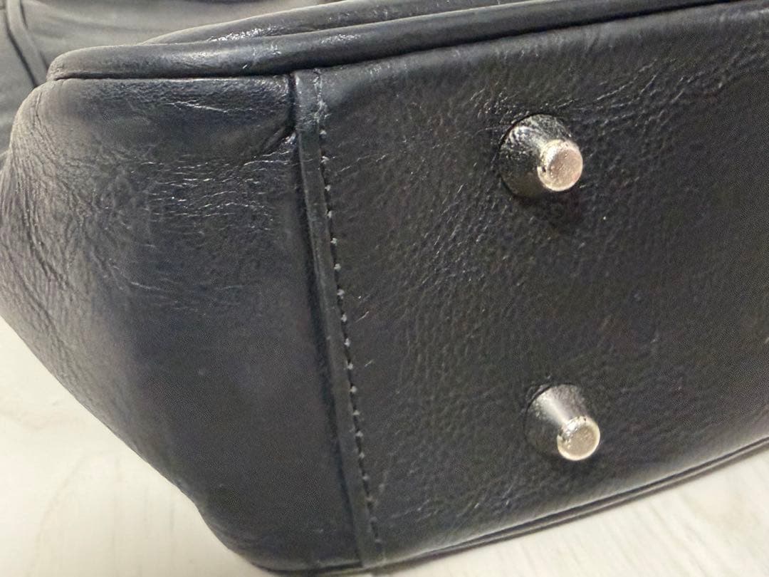 [美品]ココマイスター　マットーネビジネストート　オールドブラック　購入一年以内