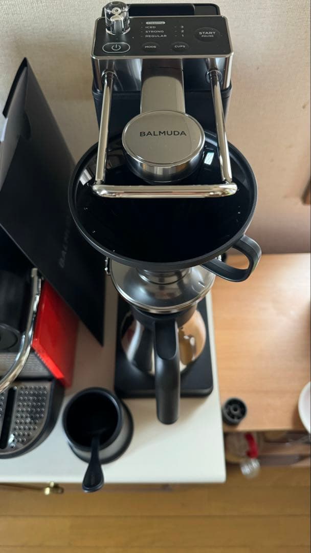 【美品】BALMUDA The Brew コーヒーメーカー 黒 ステンレス