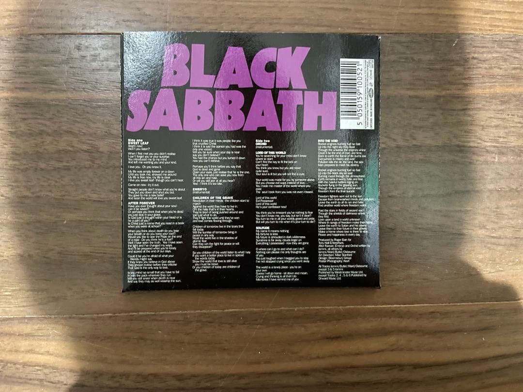 限定　Black Sabbath CDコレクション 1970-1978 輸入盤