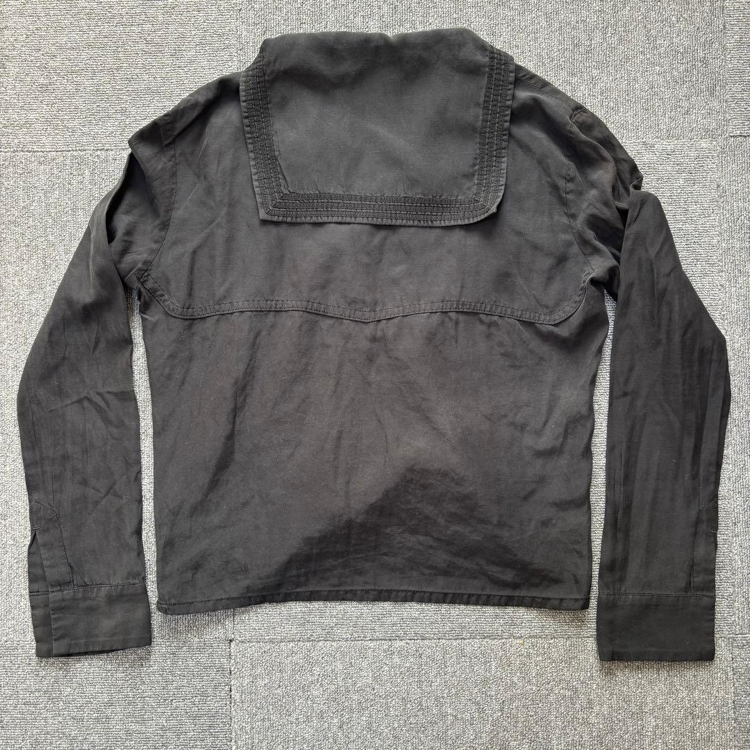 Yohji yamamoto 80s 90s アーカイブ シルク セーラーシャツ