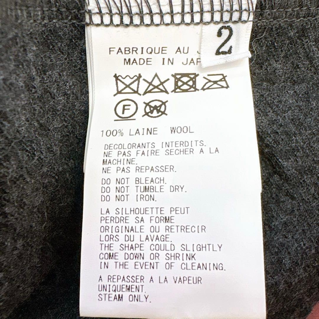 美品✨ヨウジヤマモト プールオム（2）長袖ニットセーター ウール毛100 秋冬