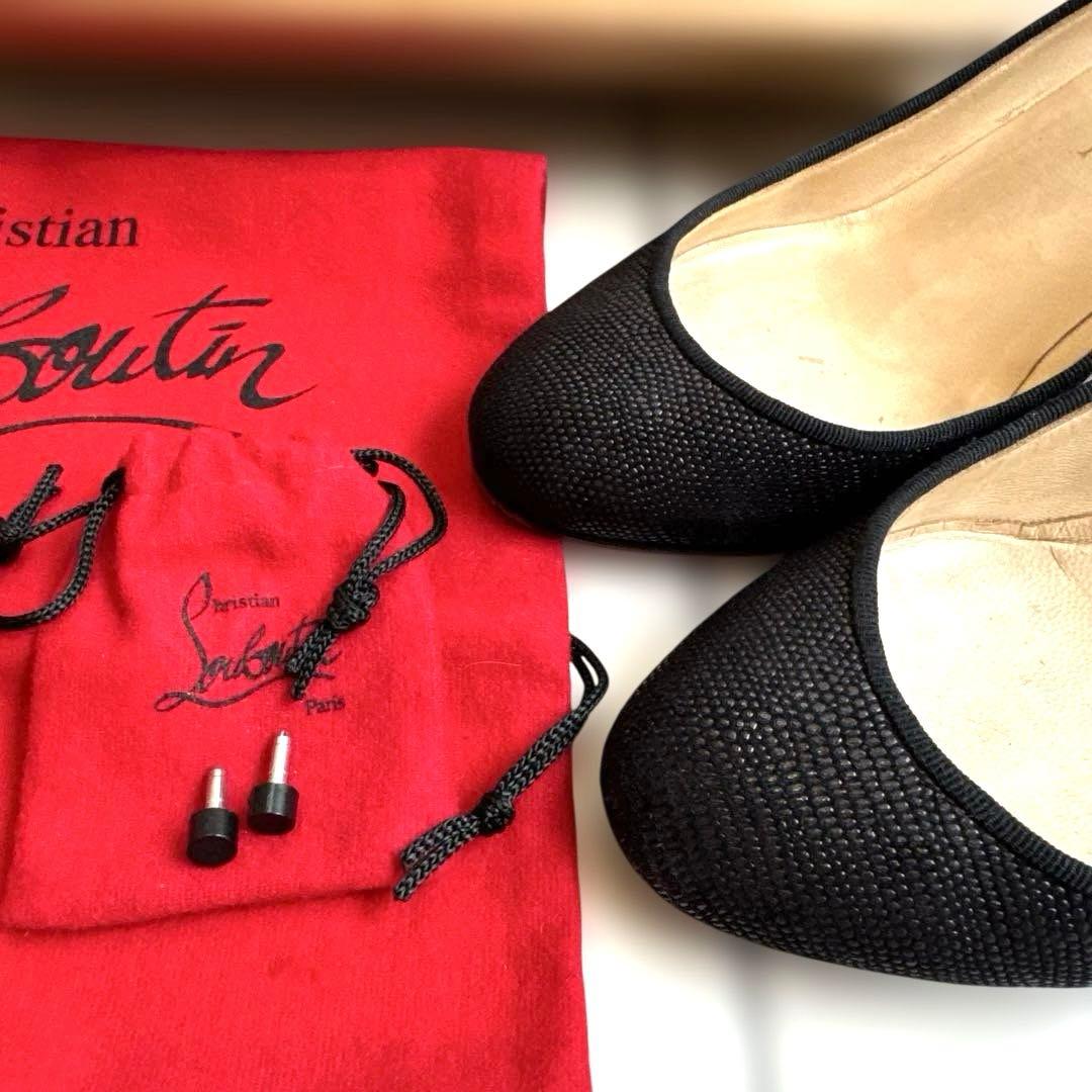 Louboutin クリスチャンルブタン　パンプス　ハイヒール　黒　36.5