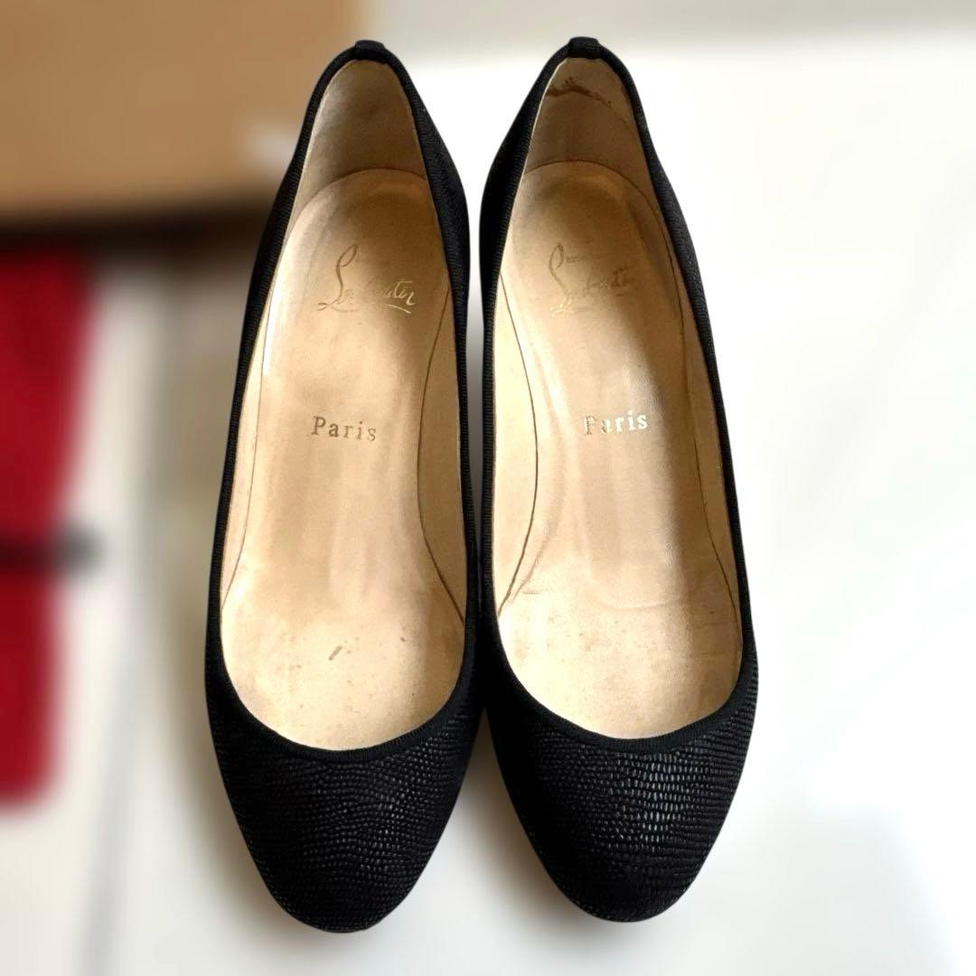 Louboutin クリスチャンルブタン　パンプス　ハイヒール　黒　36.5