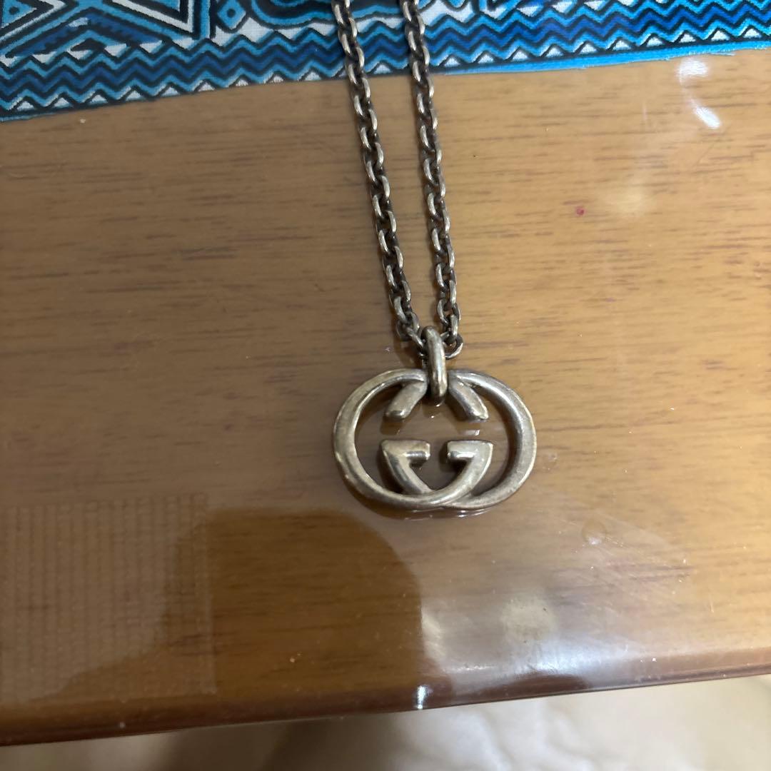 Gucci ダブルGロゴペンダント ネックレス