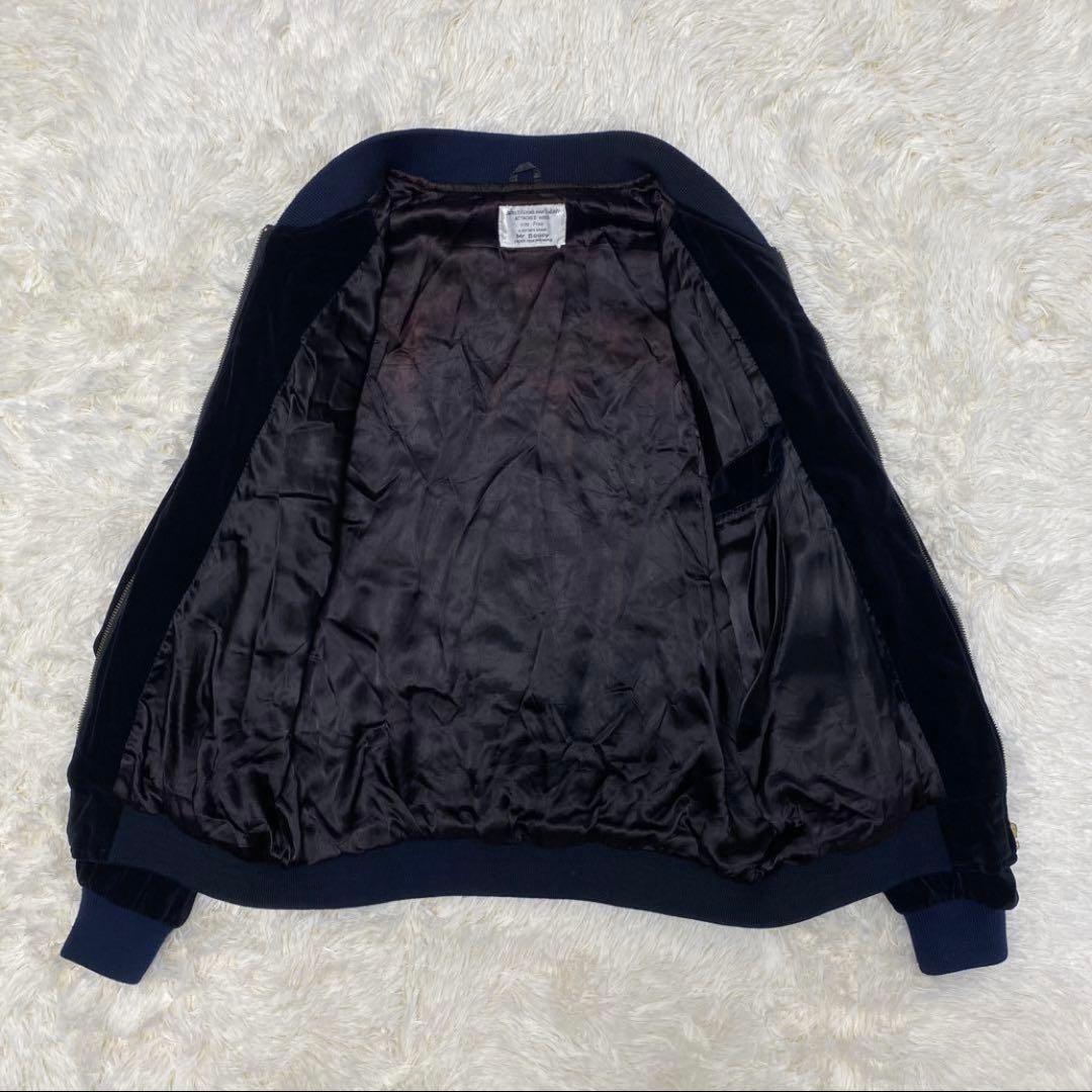 ✨美品✨Mr. Bogey スカジャン 別珍 ベロア 龍 ドラゴン ビッグ刺繍