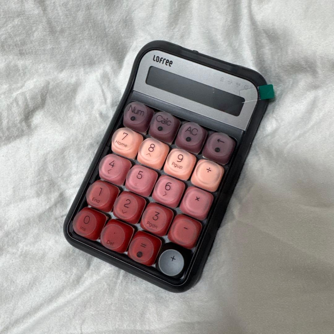 【残り一点】ロフリー 電卓 テンキーリップスティック ブラック Lofree
