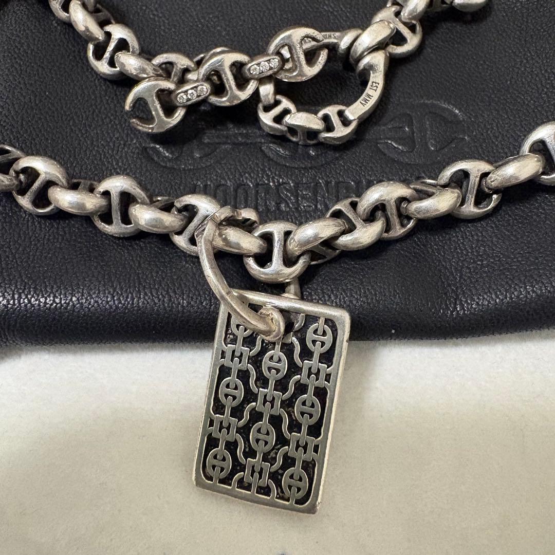 HOORSENBUHS ホーセンブース レクタングルレース シルバー ペンダント