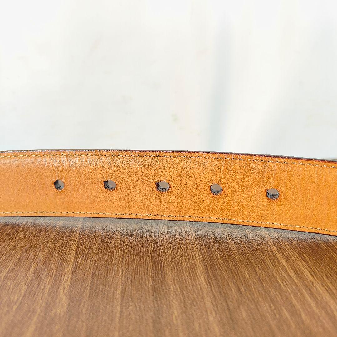 【極艶極美品】K.T. Lewiston シェルコードバンバーガンディ馬革ベルト