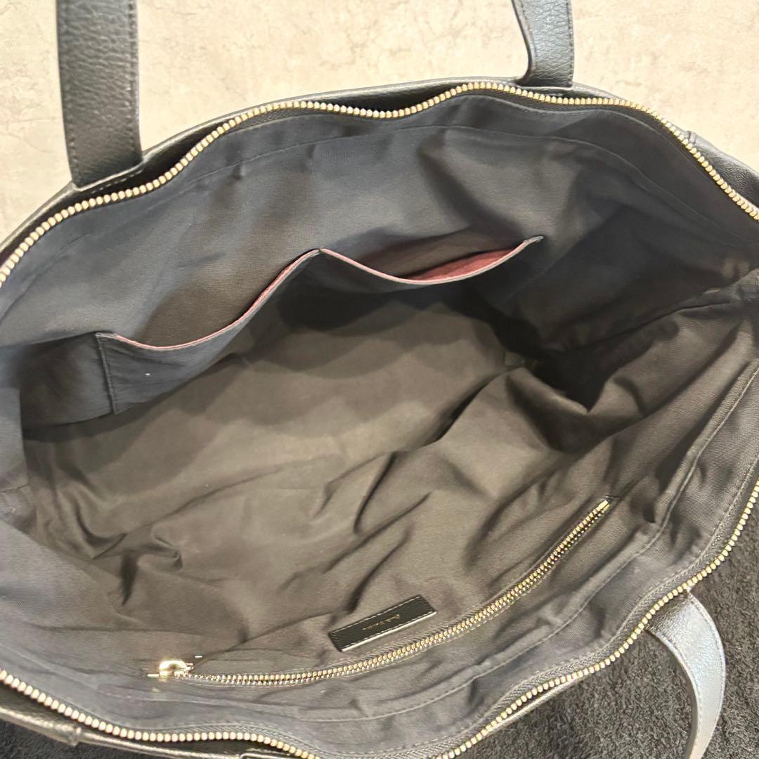 美品 ポールスミス トートバッグ A4収納マルチストライプ 肩掛け ブラック