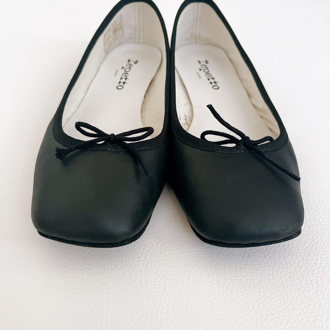 repetto　箱&保存袋付き　レザー　バレエシューズ　フラットパンプス