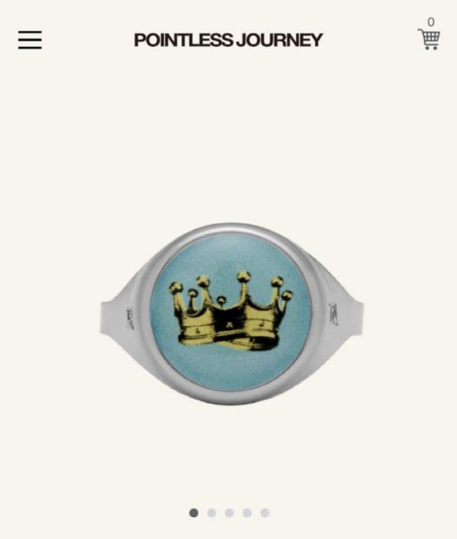 アクセサリー TOYRING CROWN LIGHT BLUE