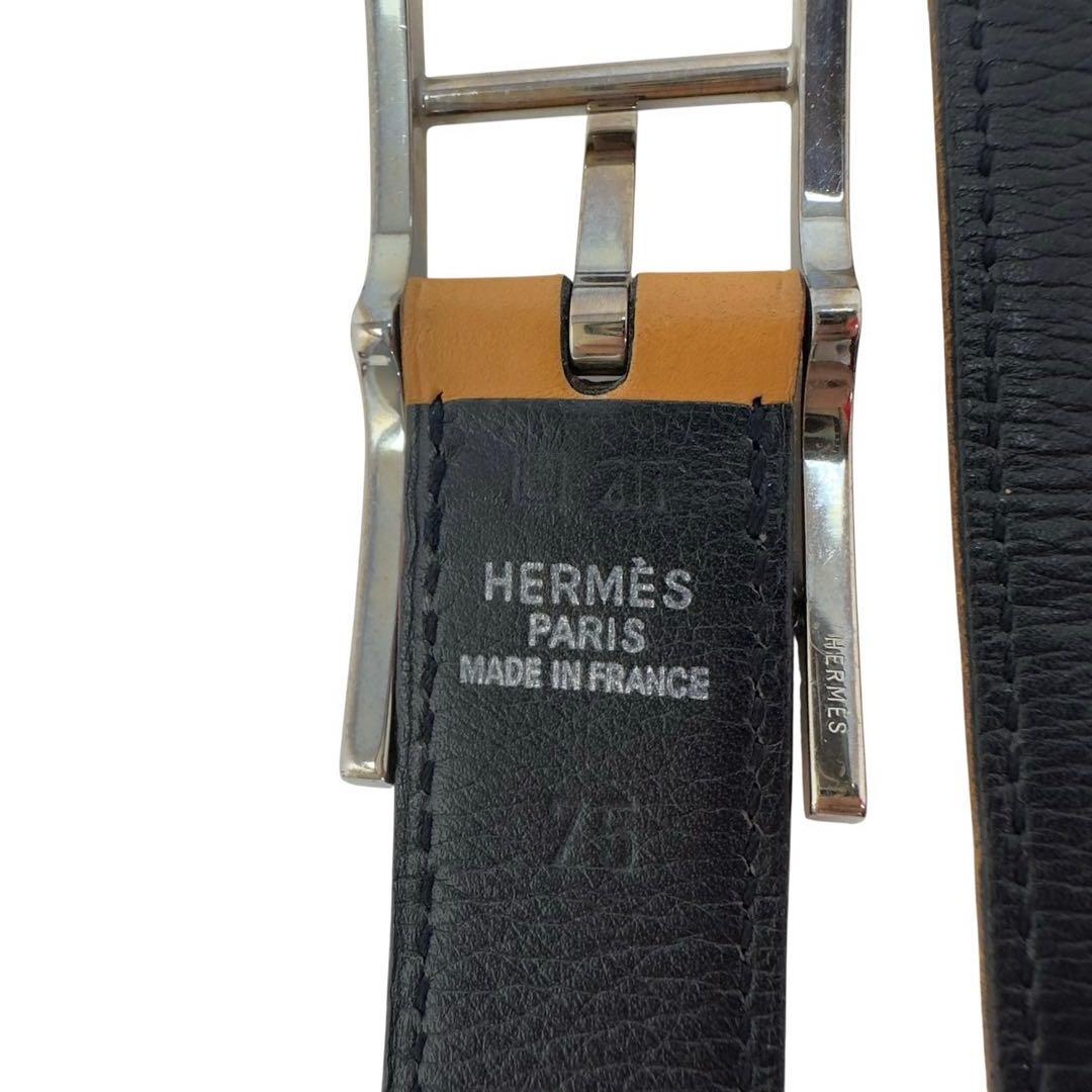 エルメス レザー アピ ベルト 表記サイズ:75