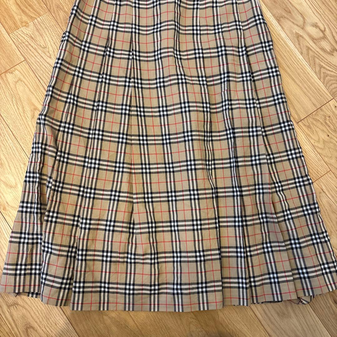 希少⭐︎Burberrys' プリーツスカート ノバチェック　ロングスカート